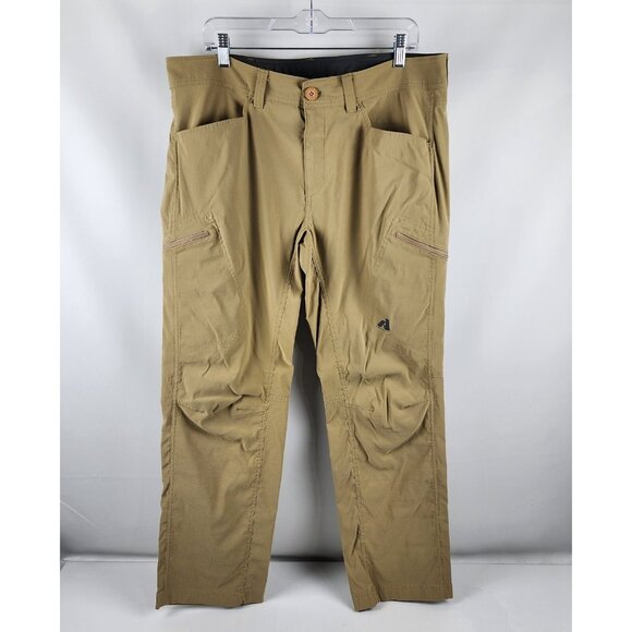 Eddie Bauer Pants Mens 38x31 Tan First Ascent Hiking Pants - Picture 1 of 11